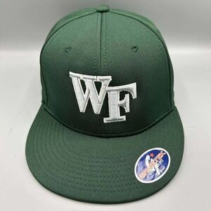 Wake Forest Demon Deacons Hat Men Large Green Gray NCAA The Game Fitted New L